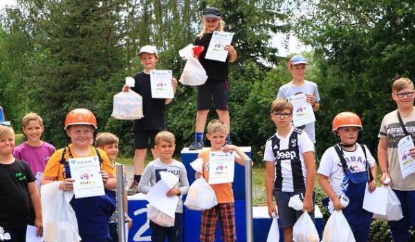 Ehrung der Sieger Seifenkistenrennen Kitzscher 2019